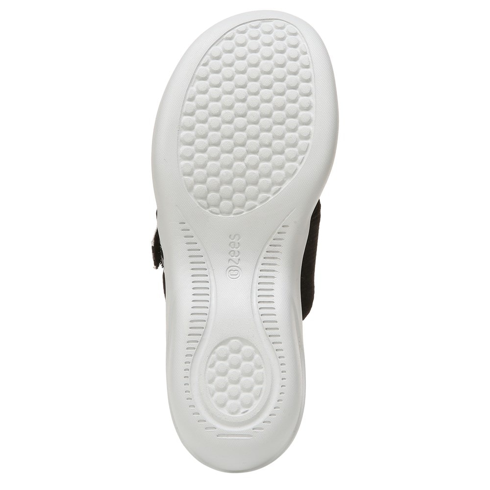 Bzees Camp Out Wedge Sandal - Black Fabric Bzees Camp Out Wedge Sandal - Black Fabric