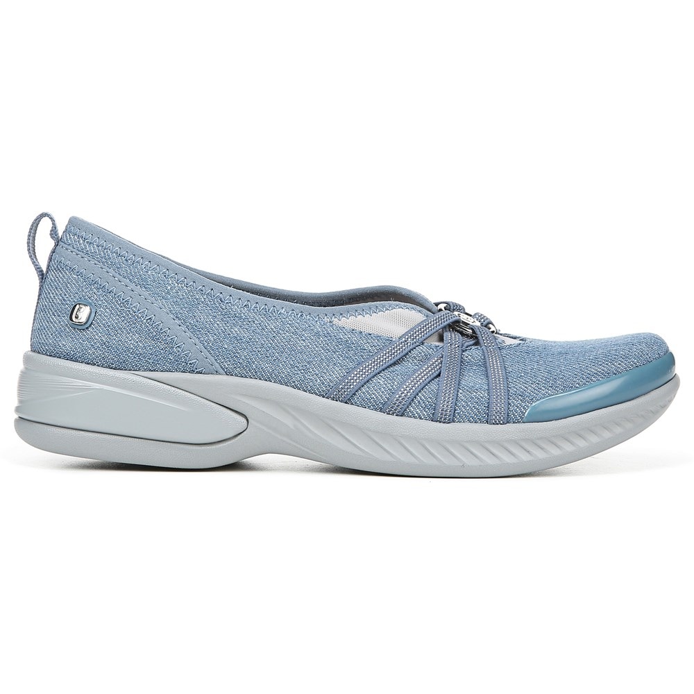 Bzees Niche Slip On - Washed Denim Fabric
