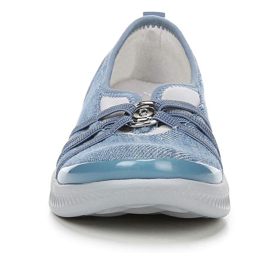 Bzees Niche Slip On - Washed Denim Fabric