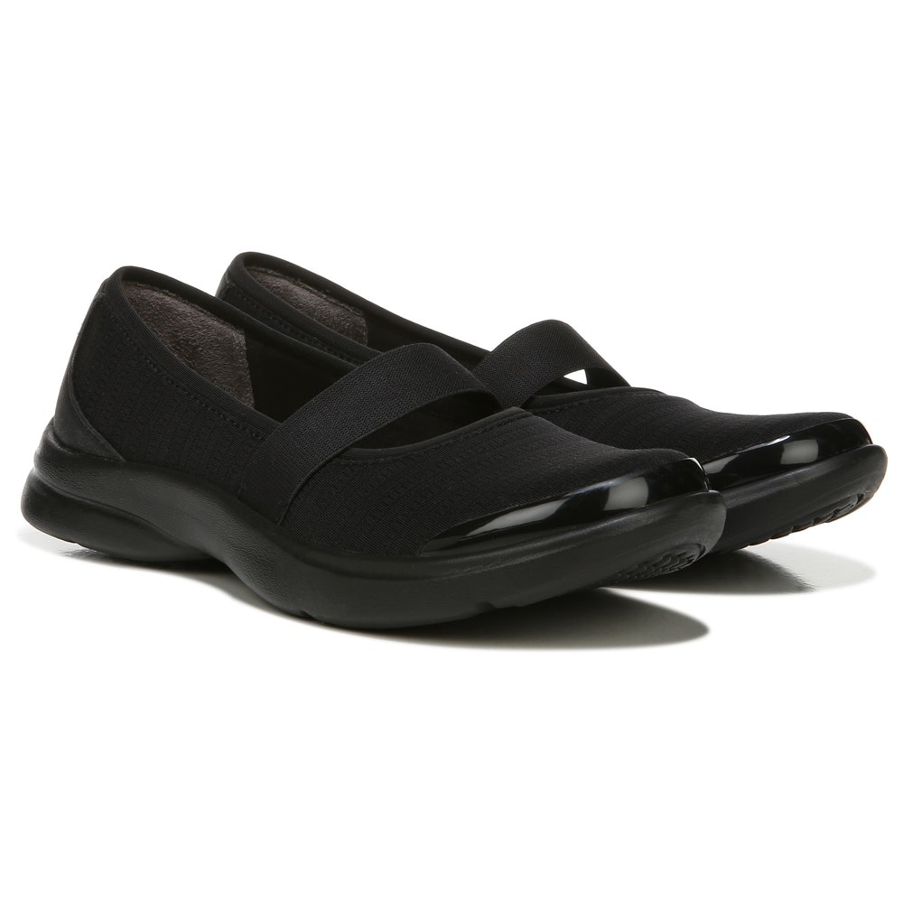 Bzees Jupiter Slip On - Black Fabric