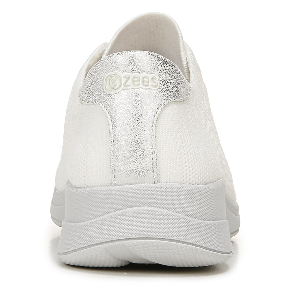 Bzees Golden Knit Slip On Sneaker - Brilliant White Bzees Golden Knit Slip On Sneaker - Brilliant White
