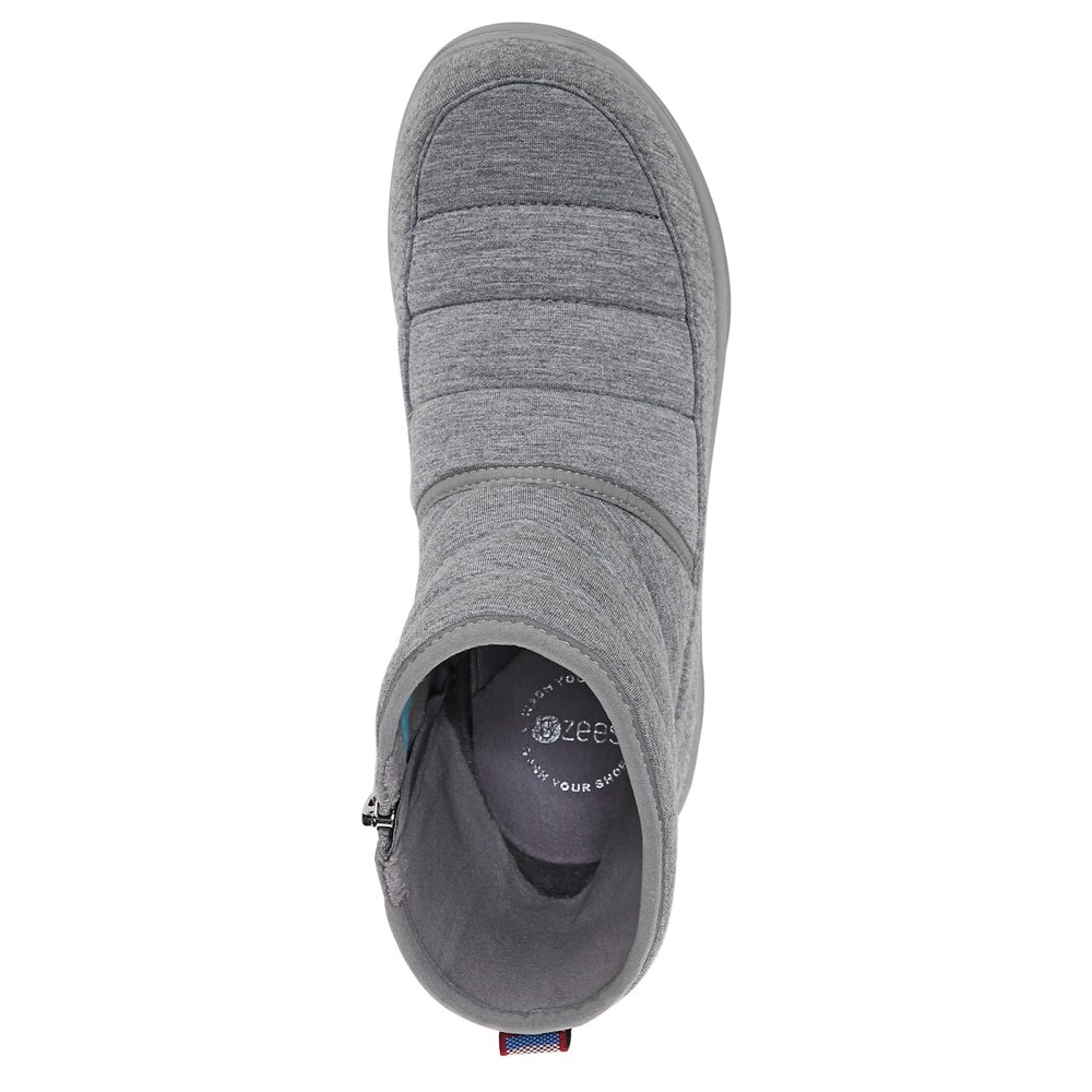Bzees Glacier Bootie - Grey Fabric Bzees Glacier Bootie - Grey Fabric
