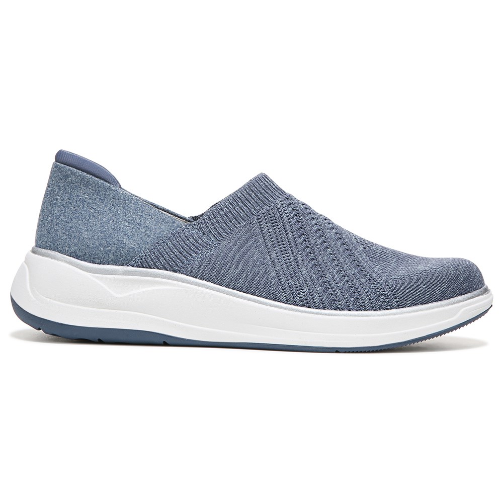 Bzees Triumph Slip On - Ash Blue Fabric Bzees Triumph Slip On - Ash Blue Fabric