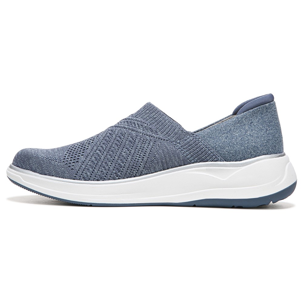 Bzees Triumph Slip On - Ash Blue Fabric Bzees Triumph Slip On - Ash Blue Fabric