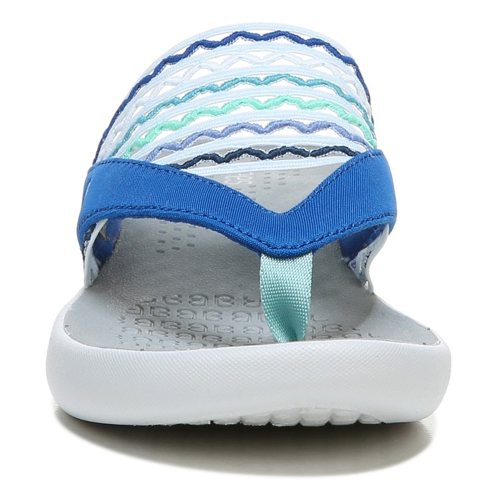 Bzees Cabana Flip Flop Sandal - Blue Ripple Gore Bzees Cabana Flip Flop Sandal - Blue Ripple Gore