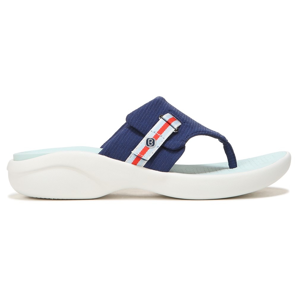 Bzees Camp Out Wedge Sandal - Blue Fabric Bzees Camp Out Wedge Sandal - Blue Fabric