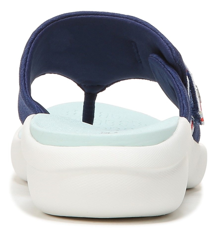 Bzees Camp Out Wedge Sandal - Blue Fabric Bzees Camp Out Wedge Sandal - Blue Fabric