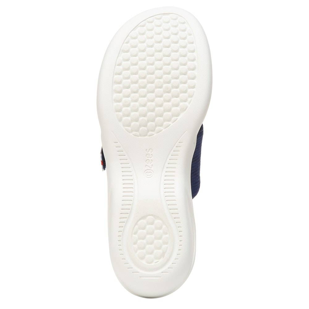 Bzees Camp Out Wedge Sandal - Blue Fabric Bzees Camp Out Wedge Sandal - Blue Fabric