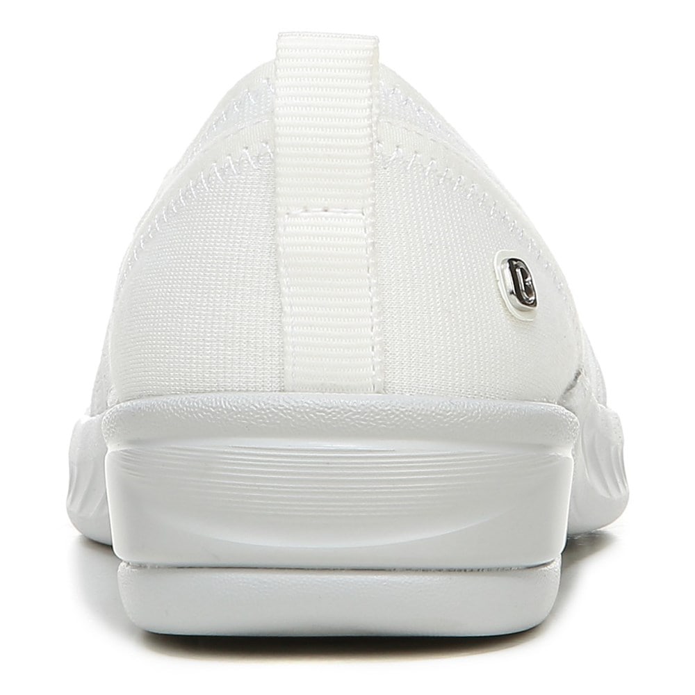 Bzees Niche Slip On - Bright White Fabric