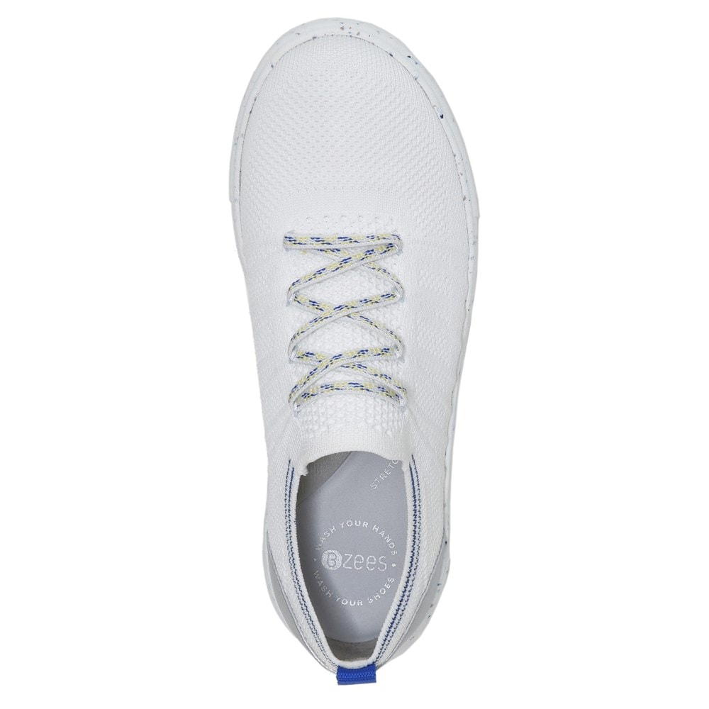 Bzees March On Sneaker - White Knit Bzees March On Sneaker - White Knit