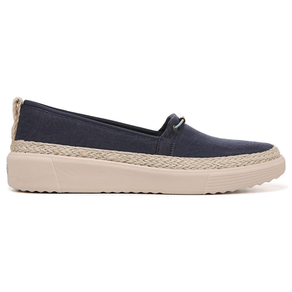 Bzees Maui Slip On - Navy Fabric Bzees Maui Slip On - Navy Fabric