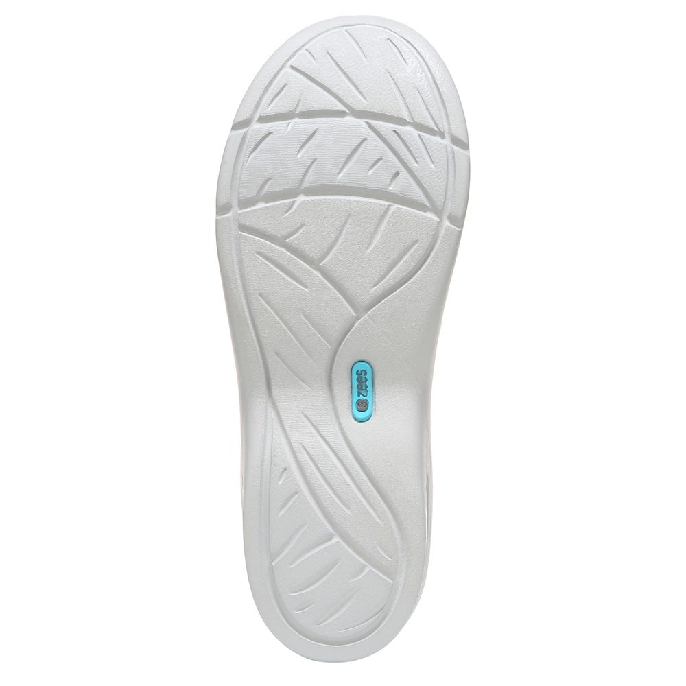 Bzees Rosie Slip On - Silver Shimmer Fabric Bzees Rosie Slip On - Silver Shimmer Fabric