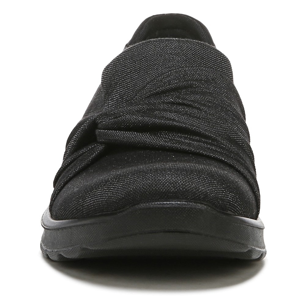 Bzees Glimmer Slip On - Black Shimmer Fabric Bzees Glimmer Slip On - Black Shimmer Fabric