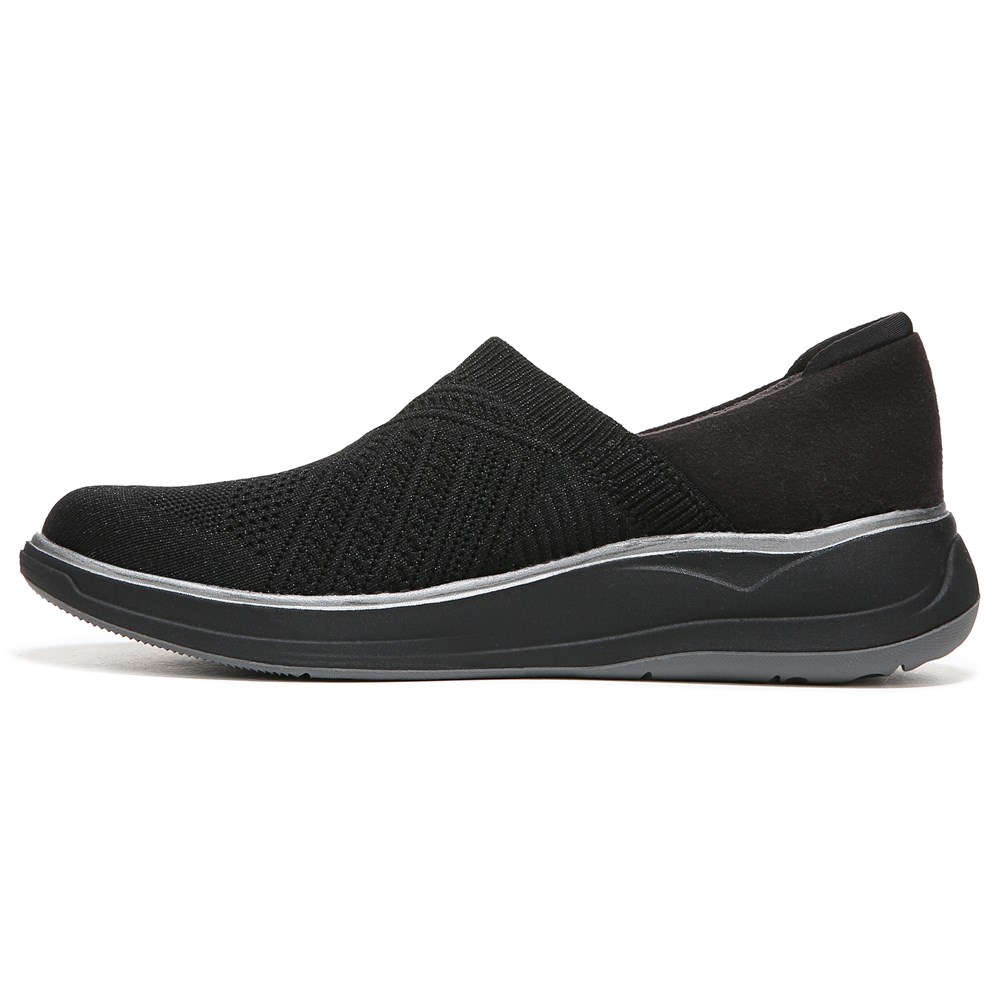 Bzees Triumph Slip On - Black Fabric Bzees Triumph Slip On - Black Fabric