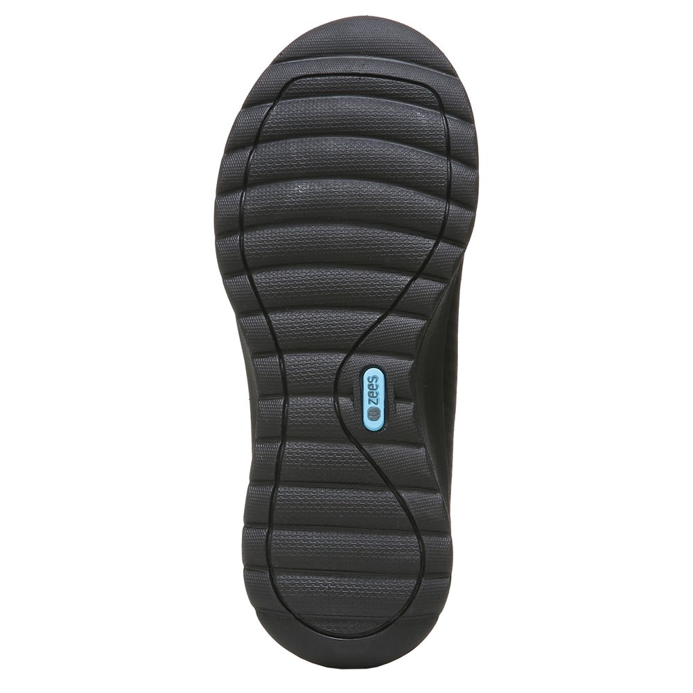 Bzees Get Movin' Slip On - Black Zebra Print Fabric
