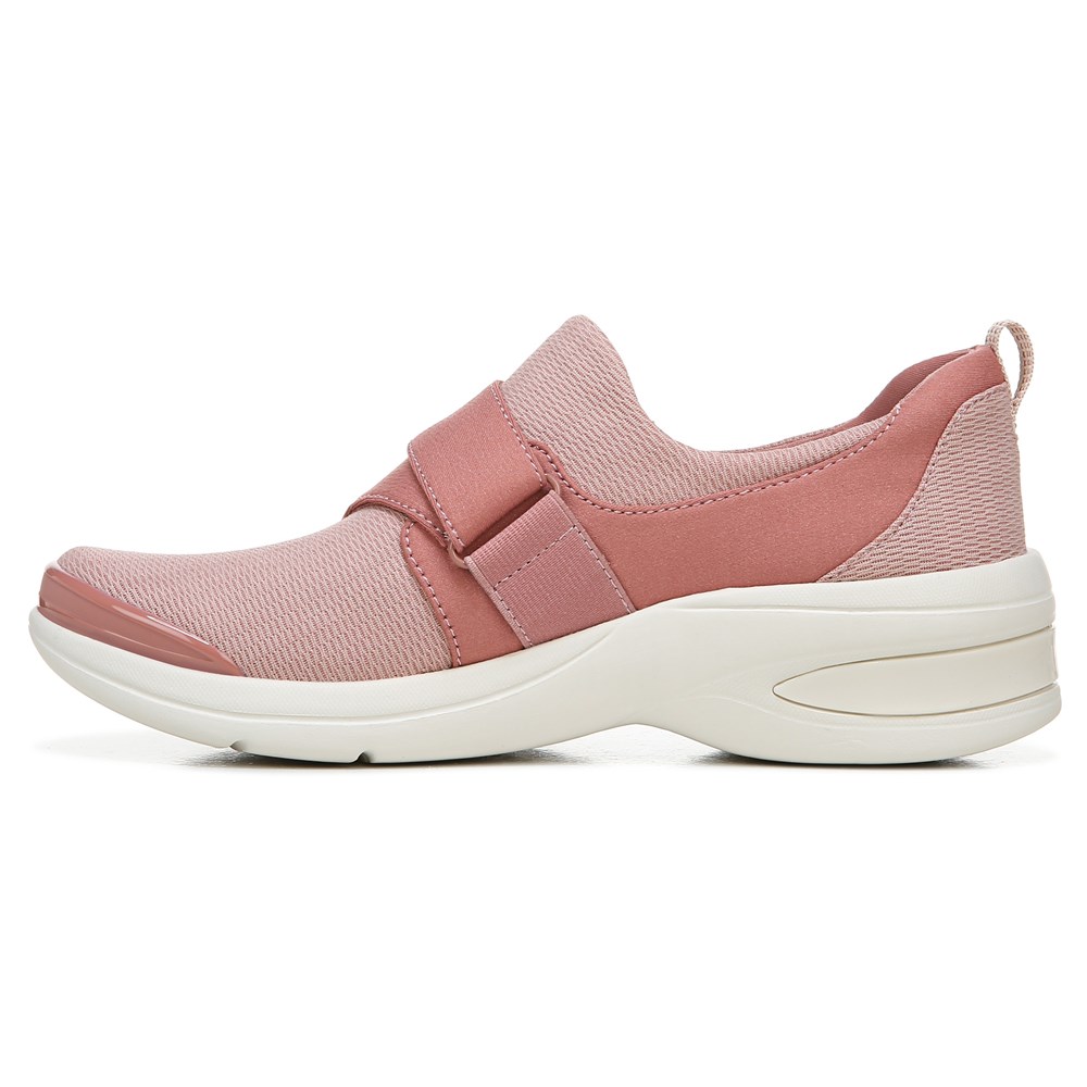 Bzees Refresh Slip On Sneaker - Canyon Clay Pink Fabric Bzees Refresh Slip On Sneaker - Canyon Clay Pink Fabric