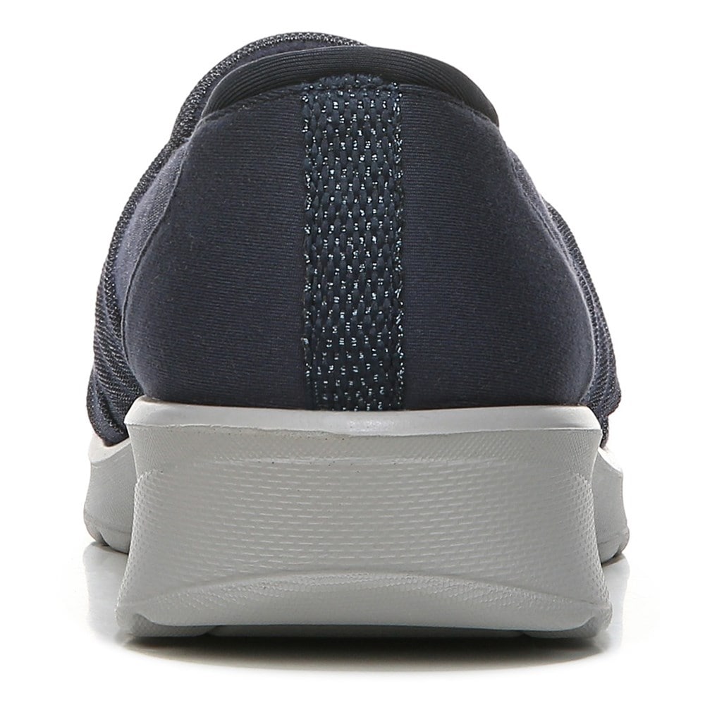 Bzees Glimmer Slip On - Navy Shimmer Fabric Bzees Glimmer Slip On - Navy Shimmer Fabric