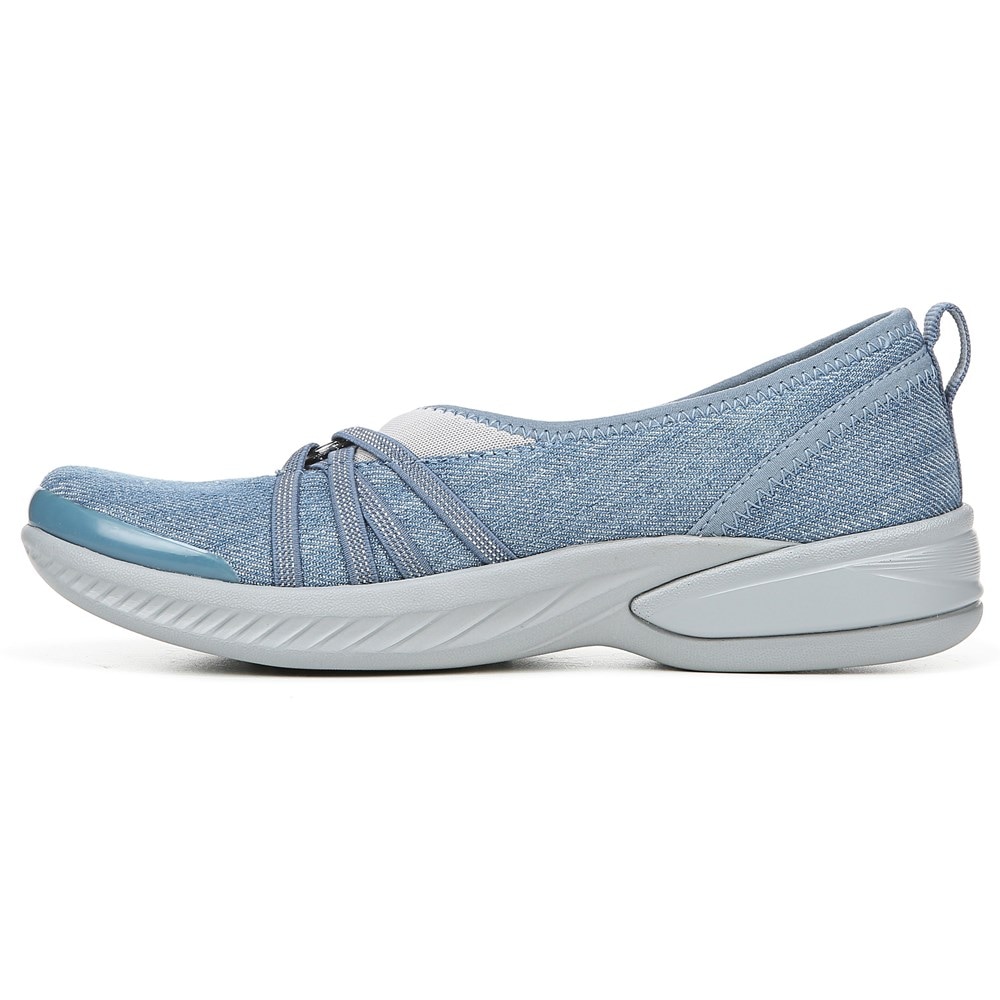 Bzees Niche Slip On - Washed Denim Fabric