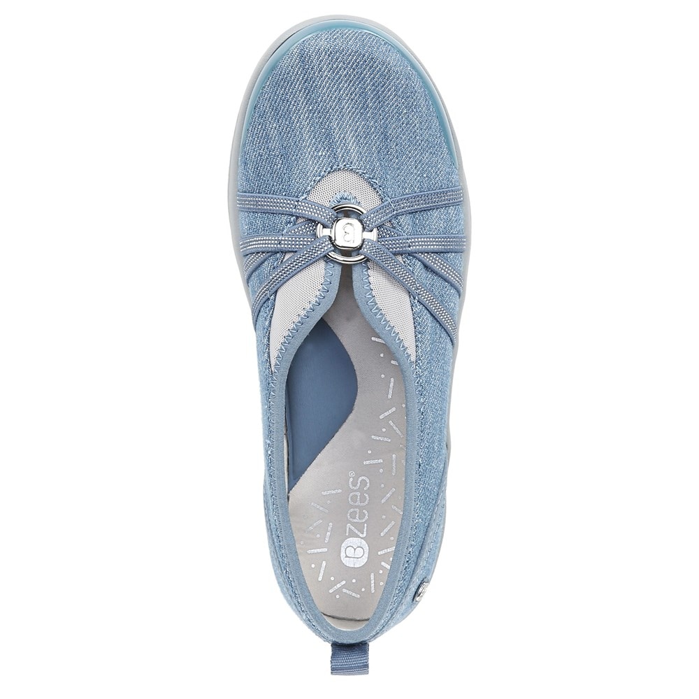 Bzees Niche Slip On - Washed Denim Fabric