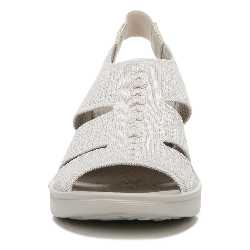 Bzees Double Up Slingback Wedge Sandal - Sand Knit Bzees Double Up Slingback Wedge Sandal - Sand Knit