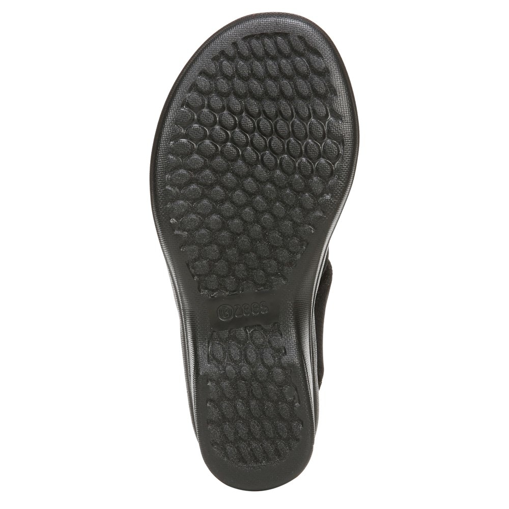 Bzees Finale Peep Toe Sandal - Black