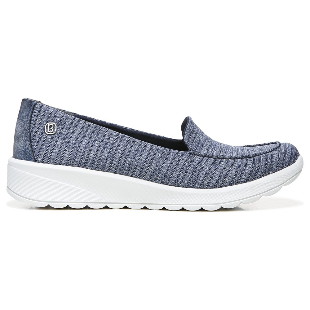 Bzees Get Movin' Slip On - Navy Fabric