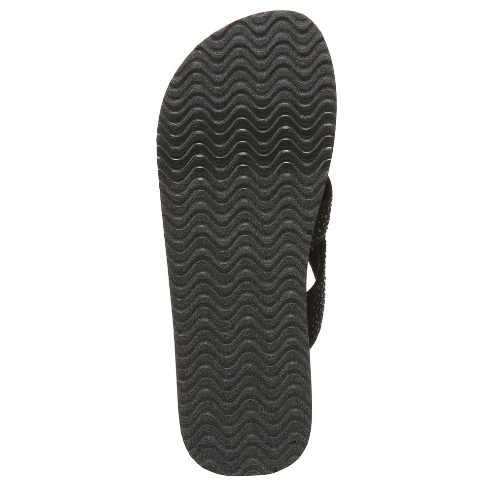 Bzees Rio Wedge Sandal - Black Fabric Bzees Rio Wedge Sandal - Black Fabric