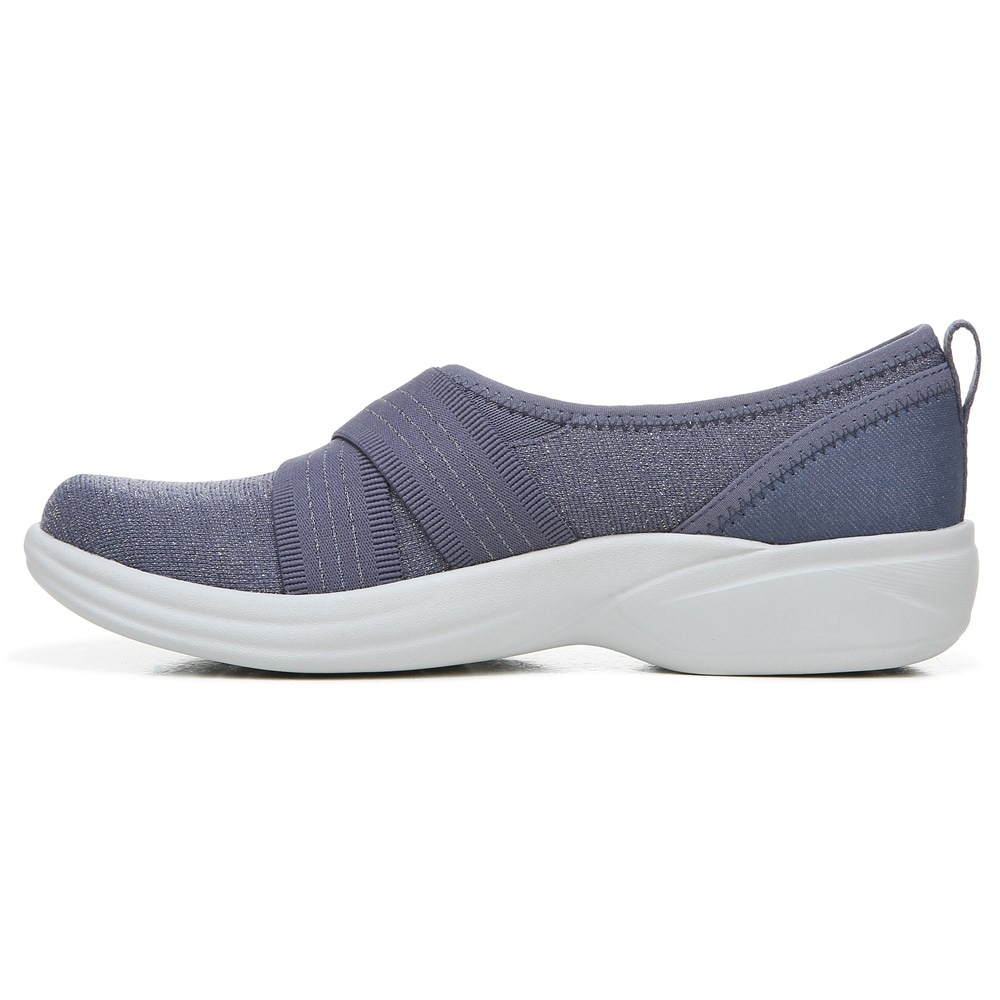 Bzees Niche III Slip On - Folkstone Blue Grey Fabric Bzees Niche III Slip On - Folkstone Blue Grey Fabric
