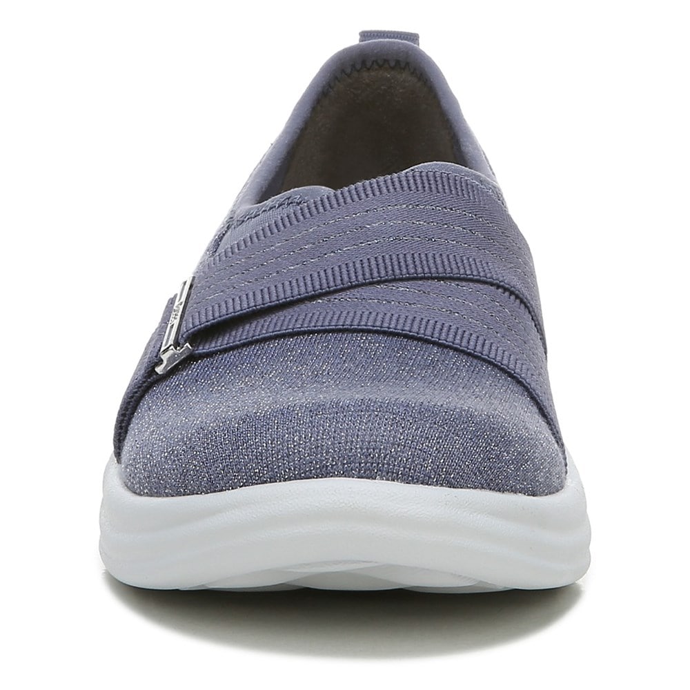 Bzees Niche III Slip On - Folkstone Blue Grey Fabric Bzees Niche III Slip On - Folkstone Blue Grey Fabric