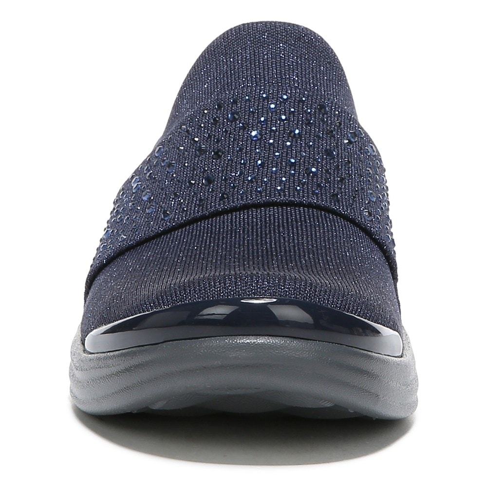 Bzees Pizazz Slip On - Navy Sparkle Knit Fabric Bzees Pizazz Slip On - Navy Sparkle Knit Fabric