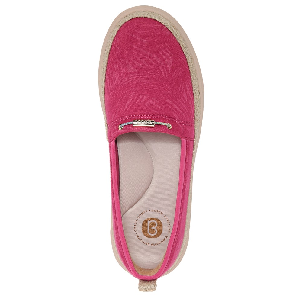 Bzees Maui Slip On - Pink Palm Fabric Bzees Maui Slip On - Pink Palm Fabric