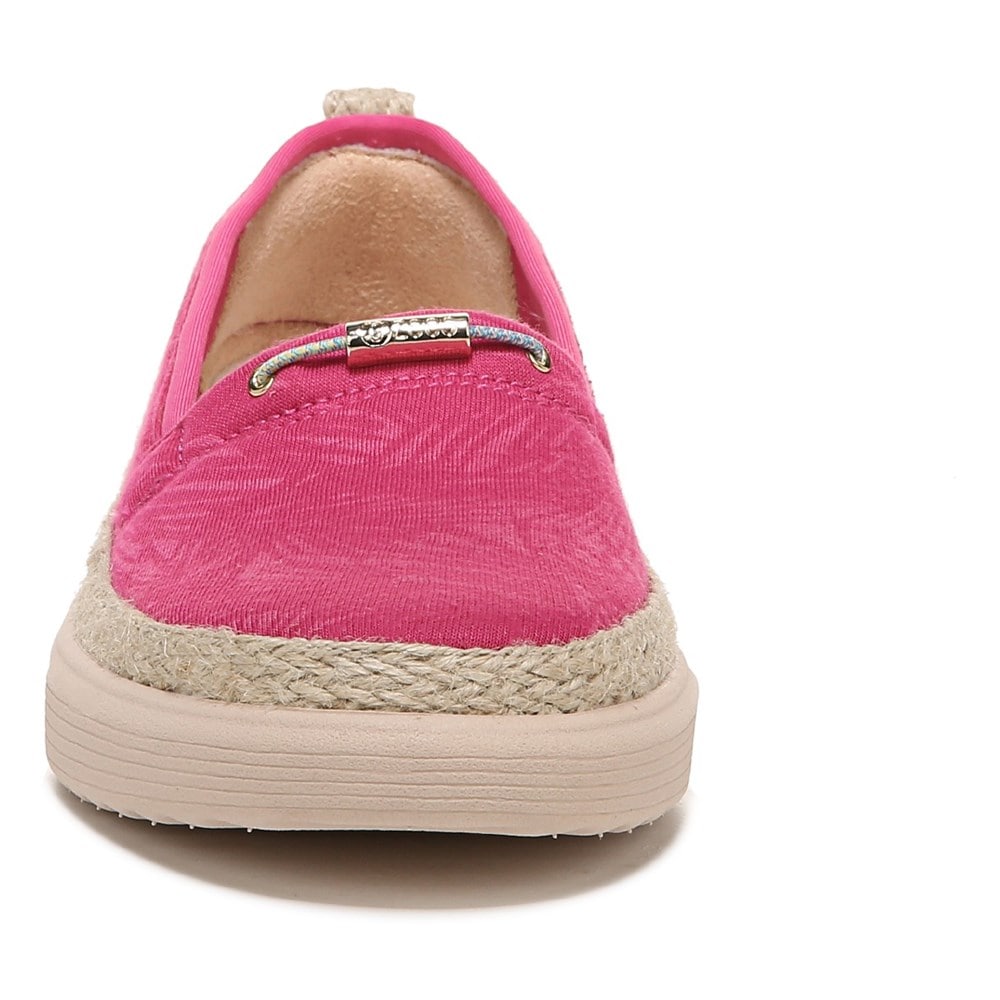 Bzees Maui Slip On - Pink Palm Fabric Bzees Maui Slip On - Pink Palm Fabric