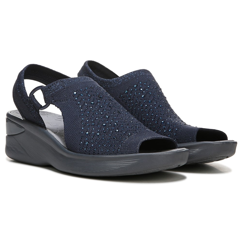 Bzees Star Bright Sandal - Navy