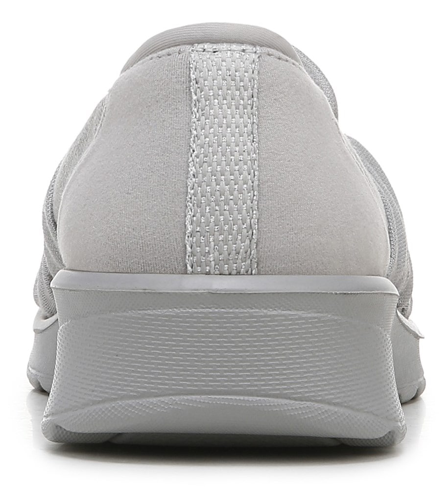 Bzees Glimmer Slip On - Silver Shimmer Fabric