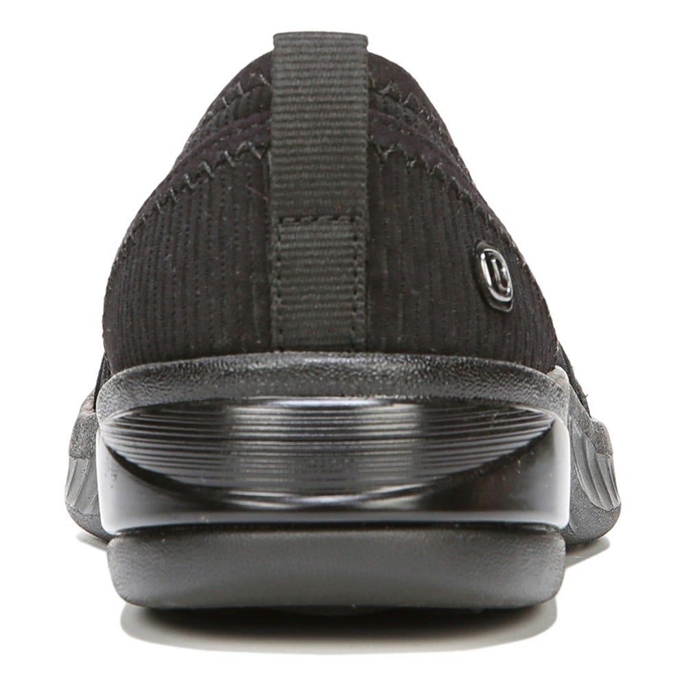 Bzees Niche Slip On - Black Mesh Fabric