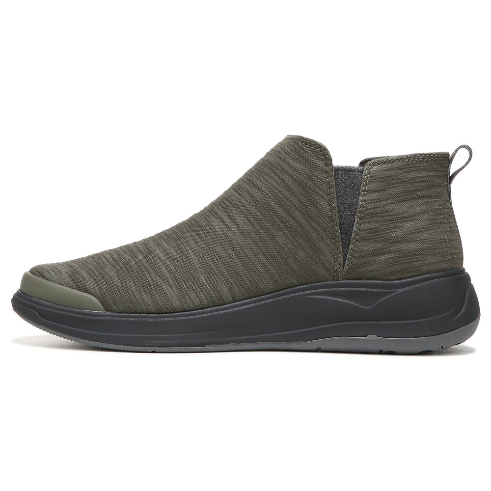 Bzees Tempo Chelsea Bootie - Olive Green Fabric Bzees Tempo Chelsea Bootie - Olive Green Fabric