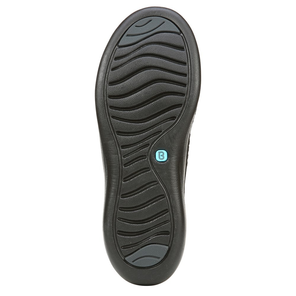 Bzees Charlie Knit Slip On - Black Fabric Bzees Charlie Knit Slip On - Black Fabric