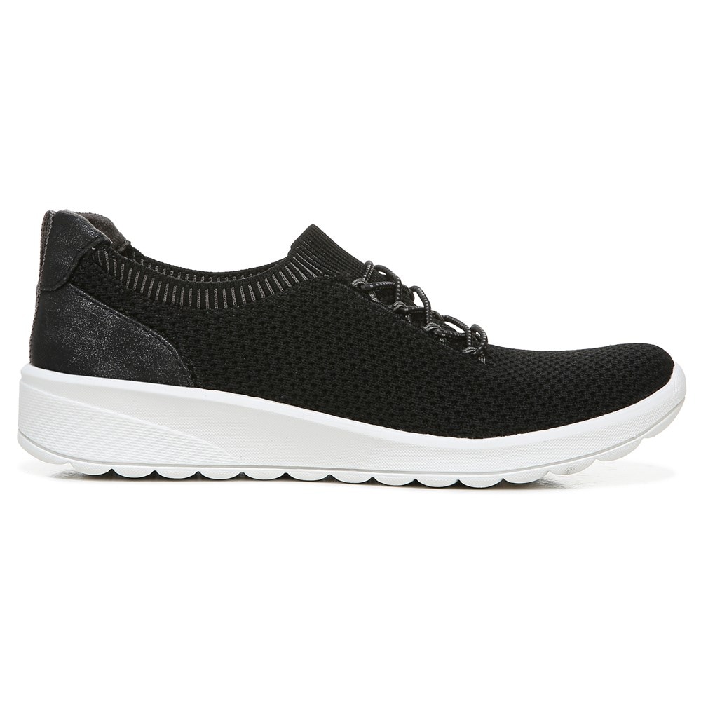 Bzees Gold Rush Slip On Sneaker - Black Knit Bzees Gold Rush Slip On Sneaker - Black Knit