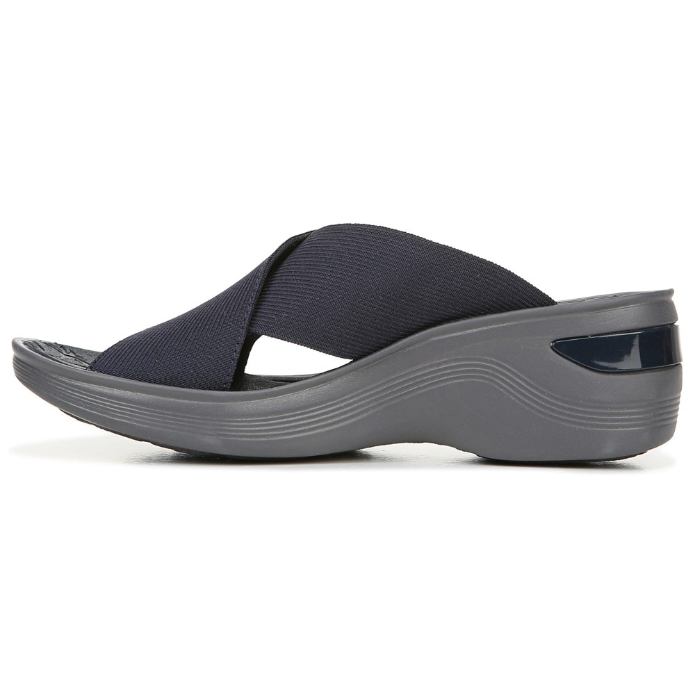 Bzees Desire Wedge Sandal - Navy Fabric Bzees Desire Wedge Sandal - Navy Fabric