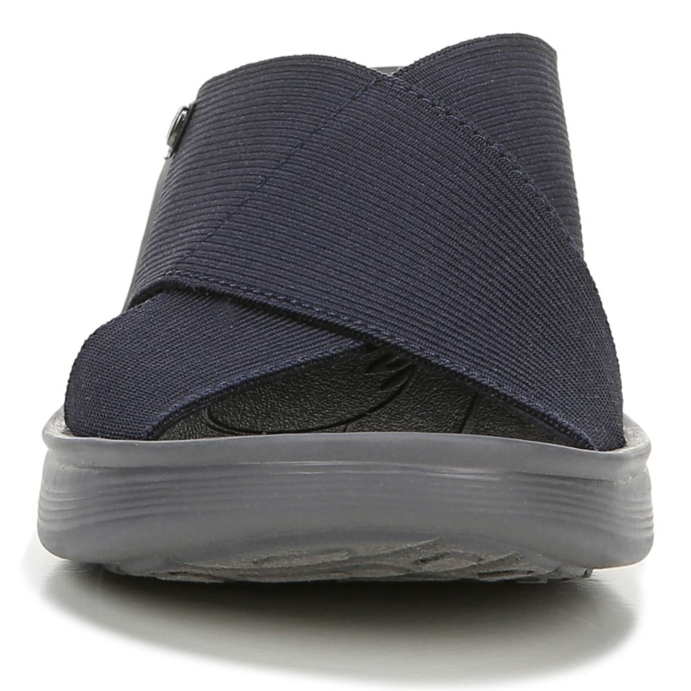 Bzees Desire Wedge Sandal - Navy Fabric Bzees Desire Wedge Sandal - Navy Fabric