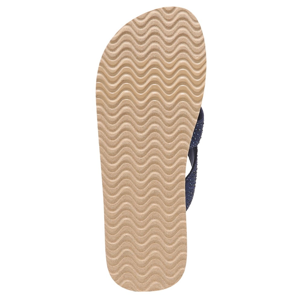 Bzees Rio Wedge Sandal - Blue Fabric Bzees Rio Wedge Sandal - Blue Fabric