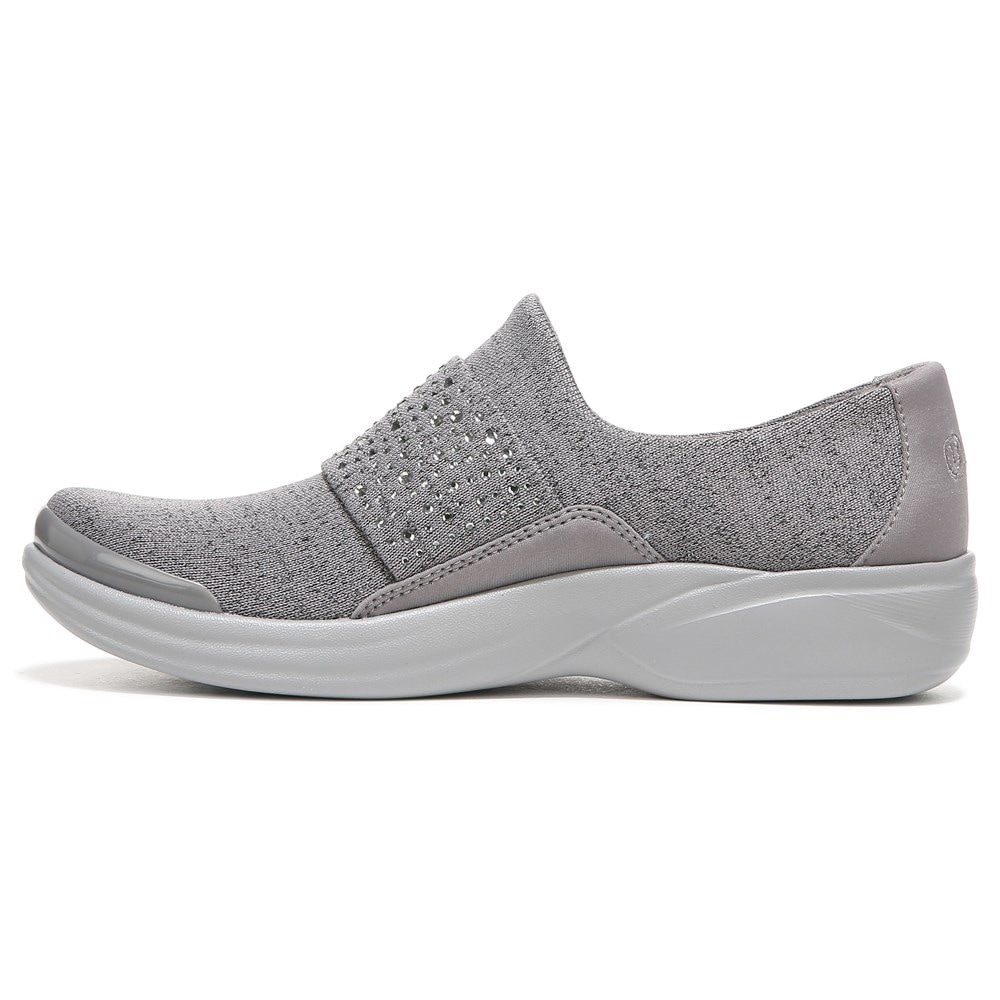 Bzees Pizazz Slip On - Evening Sky Grey Sparkle Knit Bzees Pizazz Slip On - Evening Sky Grey Sparkle Knit