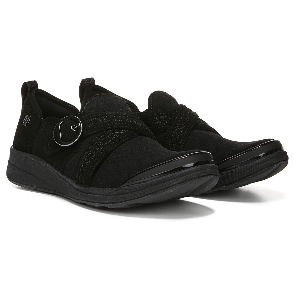 Bzees Indigo Slip On - Black Fabric