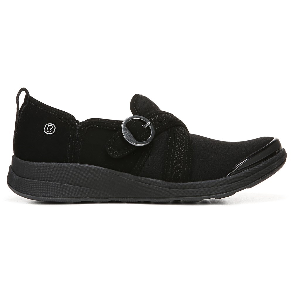 Bzees Indigo Slip On - Black Fabric Bzees Indigo Slip On - Black Fabric