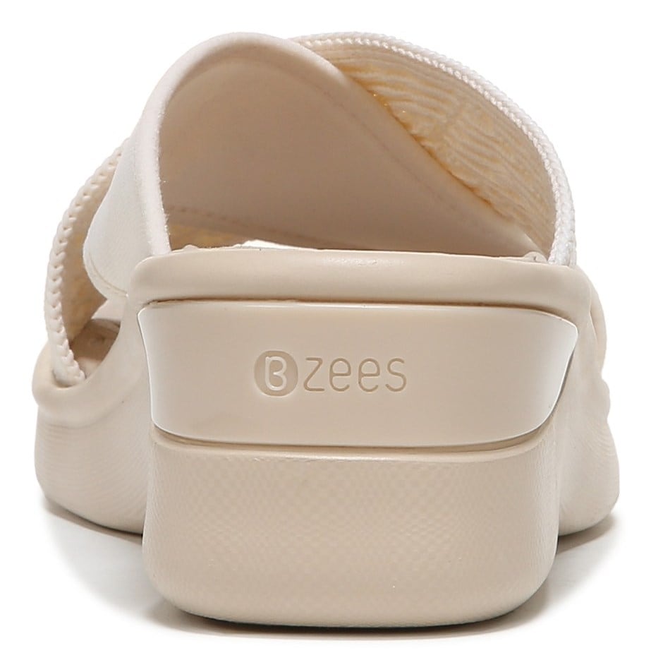 Bzees Sundance Wedge Sandal - Beige Fabric Bzees Sundance Wedge Sandal - Beige Fabric