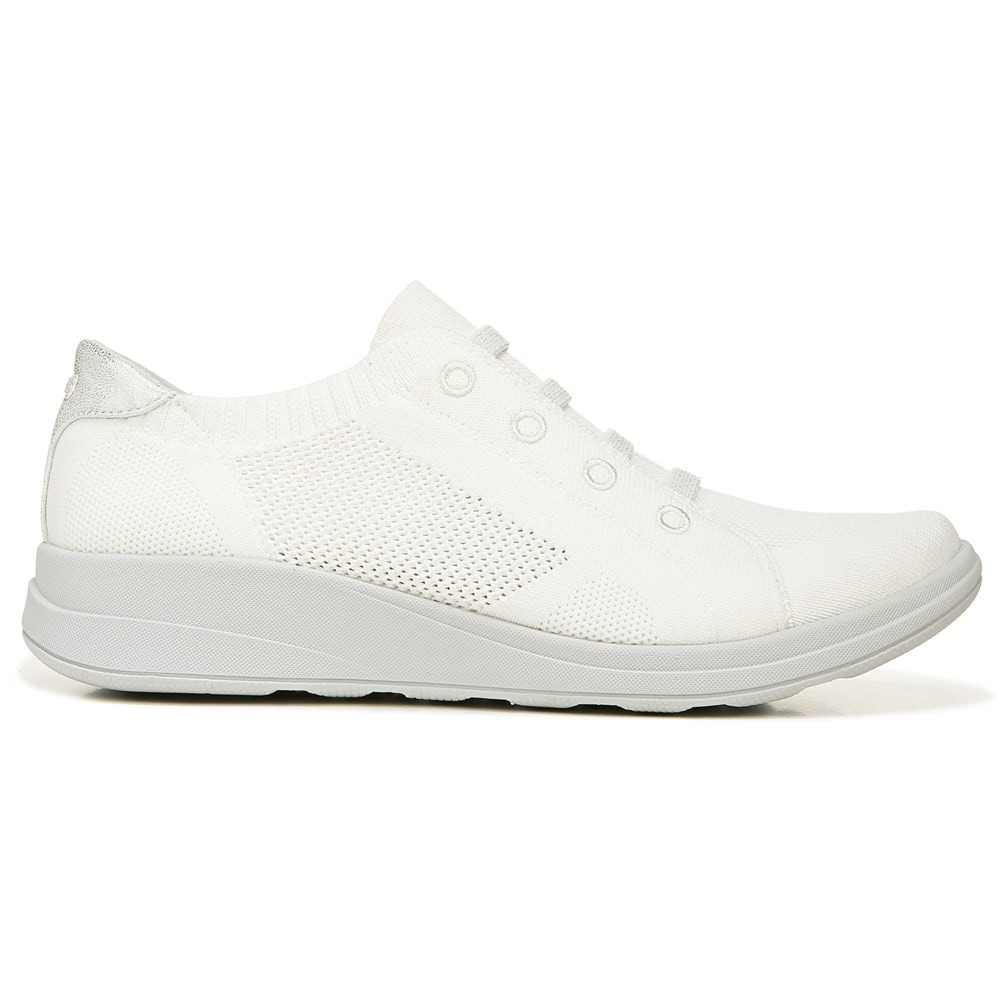 Bzees Golden Knit Slip On Sneaker - Brilliant White