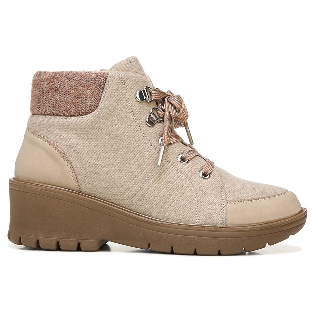 Bzees Brooklyn Bootie - Beige Fabric Bzees Brooklyn Bootie - Beige Fabric