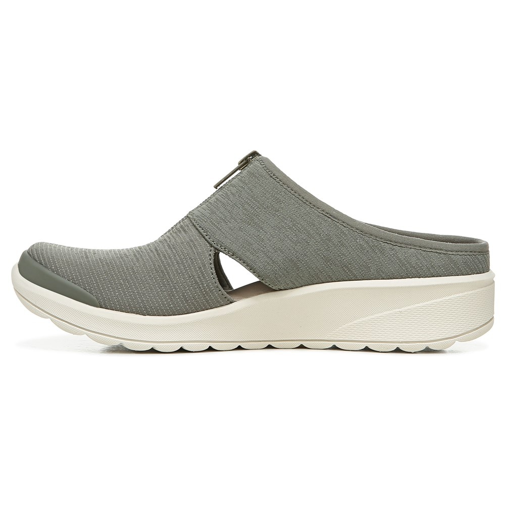 Bzees Gabby Wedge Slip On - Olive Fabric Bzees Gabby Wedge Slip On - Olive Fabric