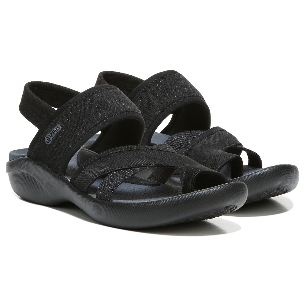 Bzees Call Me Sandal - Black