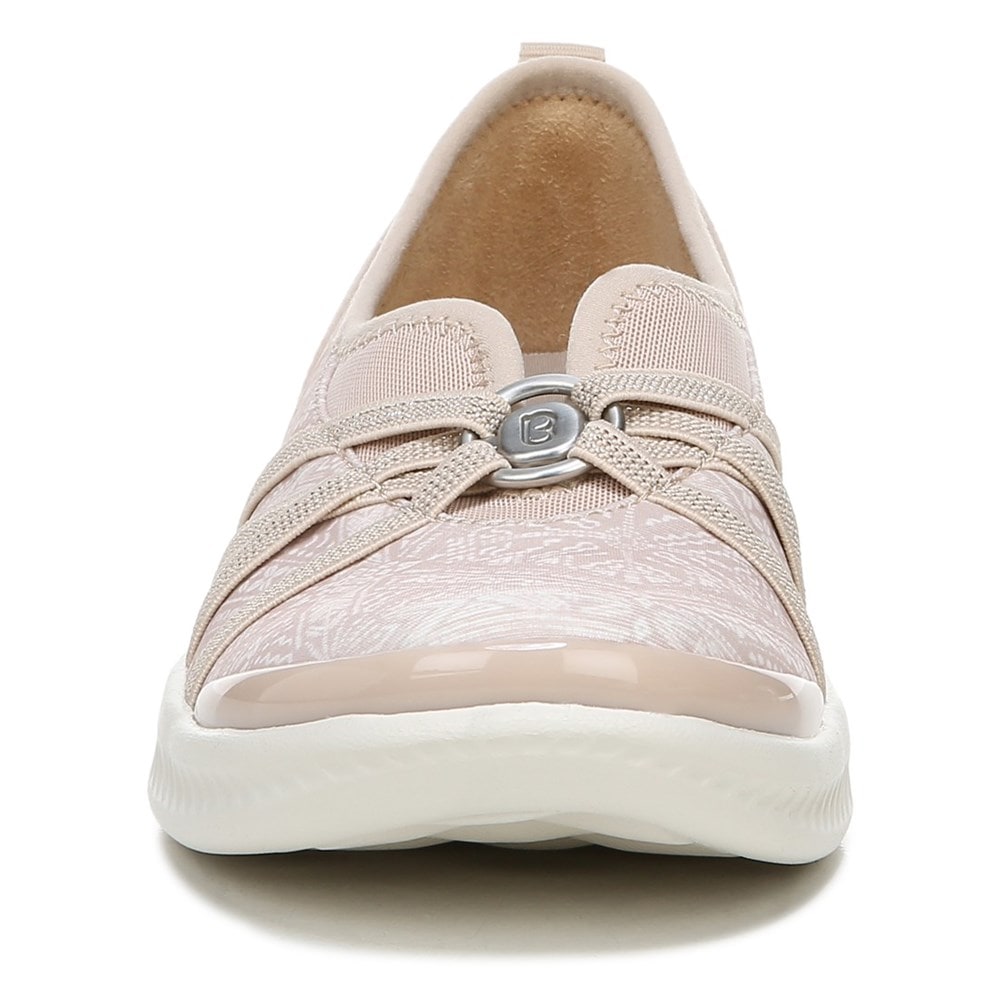 Bzees Niche Slip On - Beige Batik Fabric Bzees Niche Slip On - Beige Batik Fabric